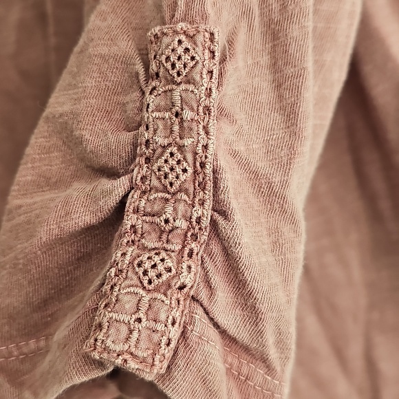 Cynthia Rowley Women's Dusty Rose 3/4 Sleeve Plus Size Tunic Top NWT 2x & 3x - Picture 5 of 13